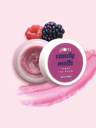 Plum | Tinted Fruit Lip balm | 100% Vegan, Cruelty Free | 12g Berry