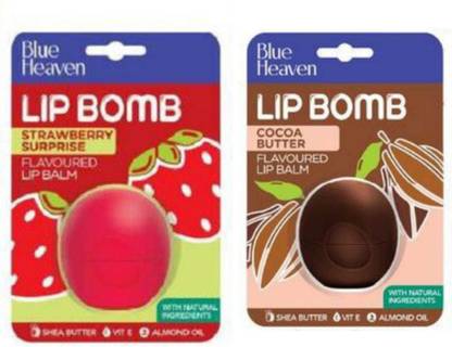 BLUE HEAVEN LIP BOMB (strawberry surprise and cocoa butter) 1
