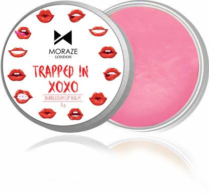 MORAZE Natural Lip Balm (8 gm) for Dry, Chapped Lips with Intense Moisturizing | Bubblegum | Lip Balm for Softer Lips | Infused with SPF 20 Bubblegum