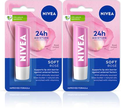 NIVEA Soft Rose Lip Care Balm Rose