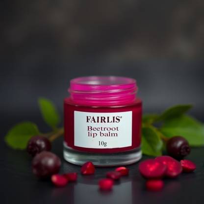 Fairlis Natural Beetroot Lip Balm – Hydrating, Tinted & Nourishing Care BEETROOT