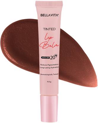 BELLAVITA Tinted Lip Balm | SPF 20, 12 Hours Hydration, Non-Sticky Vanilla  (Pack of: 1, 10 g)