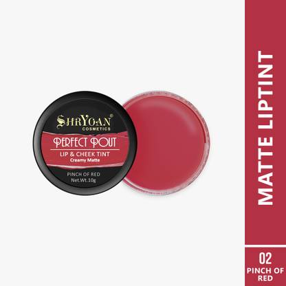 Shryoan Perfect Pout Cheek and Lip Tint Creamy Matte Finish Pinch Of Red Pinch of Red