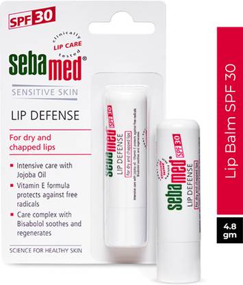 Sebamed Lip Defense | SPF 30 + Vit E, Jojoba Oil, Chamomile |