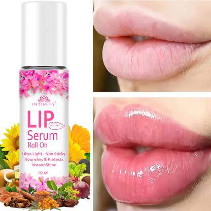 INTIMIFY Lip Serum Roll On, Lip Serum For Dark Lips, Lightens and Brightens lips NA