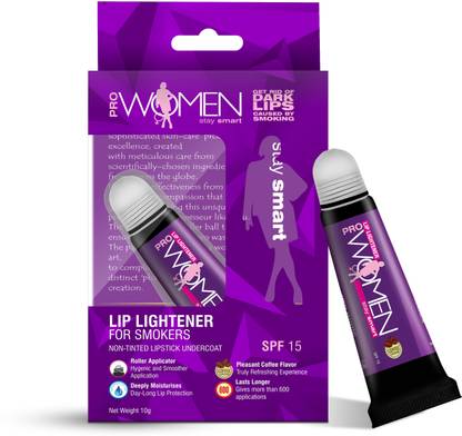 Prowomen Tinted Lip Lightening Roll On Balm SPF15 For Dry, Chapped & Dark Lips for Women coffee Flavour