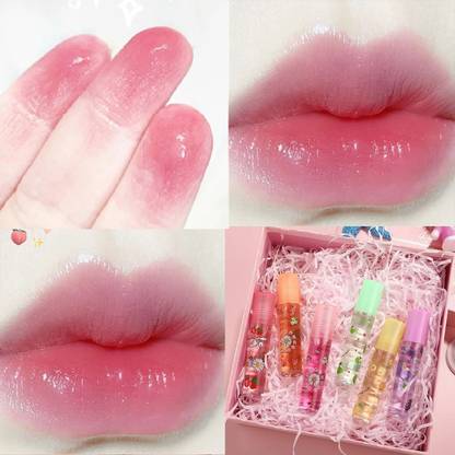 SEUNG 100 % Perfect Fruit Flavored Lip Gloss Moisturizing Lip Gloss Long Lasting Fruit
