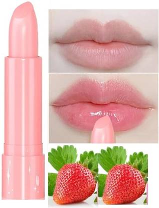 MYEONG Color Changing Long Lasting Lip Balm Lips Moisturizer stawberry
