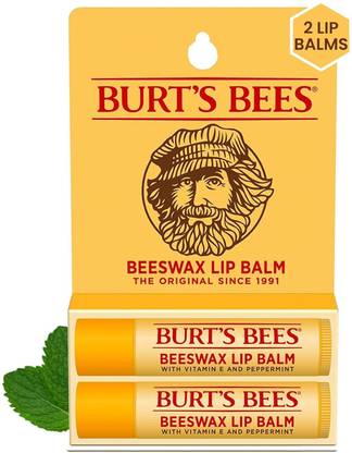 Burt's Bees 100% Natural Moisturizing Lip Balm, Beeswax Beeswax