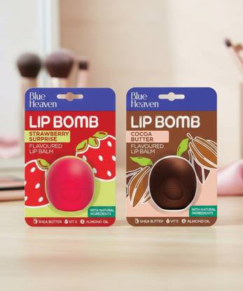 BLUE HEAVEN LIP BOMB (strawberry surprise and cocoa butter) 1