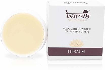 Barva Lip Balm, made with Clarified Butter, No tint,9g. Clarified Butter