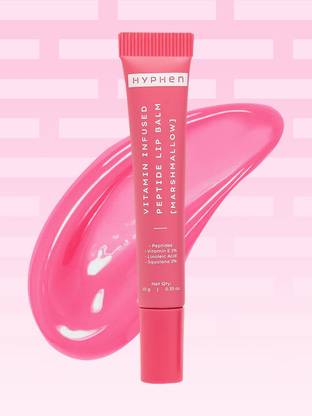 HYPHEN Tinted Lip Balm - Marshmallow|1% Vit E,2% Squalane & Peptide|Brightens Dark Lips Fruity