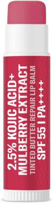 Bake Mulberry Lip Balm with Kojic Acid and SPF 55 PA++++ for Pigmented & Dark Lips Beetroot