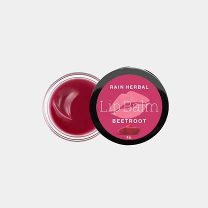 Rain HERBAL BeetRoot Lip Balm with Desi Ghee for Hydrated & Nourishing Lips Beetroot
