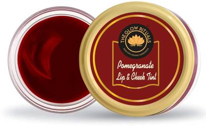 The Glow Rituals Pomegranate Lip & Cheek tint Cocoa Butter, Shea Butter