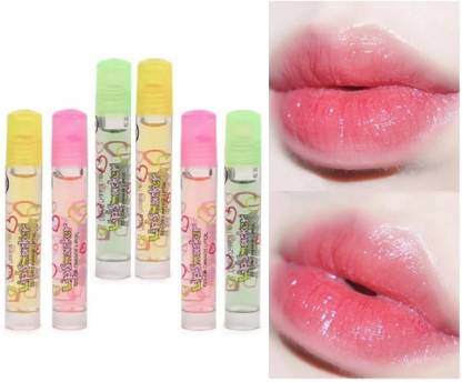 BLUEMERMAID New Transparent Lip Balm Base Moisturizing Lip Glaze Lip Care Lip Oil Fruit