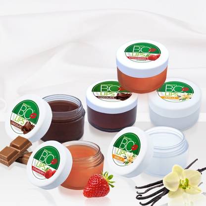 BOROLINE BO LIPS Lip balm, Mosturize, Soften & Smoothen Dry Chapped Lips Strawberry, Chocolate, Vanilla