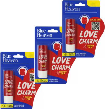 BLUE HEAVEN Love charm cherry pop lip bam ae Cherry pop
