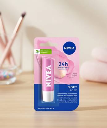 NIVEA Caring Lip Balm Soft Rose