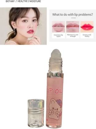 AMOSFIA 3D Lip Oil Roll-On Shiny, Glossy & Softened Lips Lip Healing