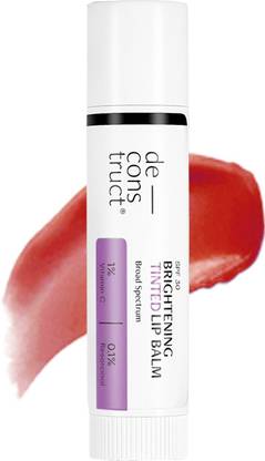 deconstruct Lip Balm with 1% Vitamin C & SPF- Hydrating & Non-Sticky for Bright Lips Tinted