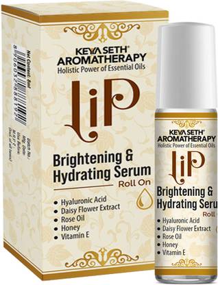KEYA SETH AROMATHERAPY Lip Brightening & Hydrating Roll-On Serum Reduces Dark Patches, Pigmentation Lip Brightening & Hydrating Serum