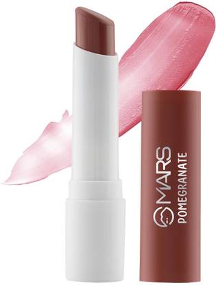 MARS Tinted Lip Balm Enriched with Shea Butter & Cocoa Extract, Repair Chapped Lips 02-POMEGRANATE