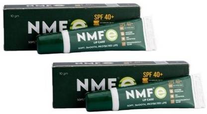 NMF e Moisturising Lip Care 10Gm | Lip balm | Spf40+ For Dry Vitamin E ( PACK OF 2 ) ALOE VERA