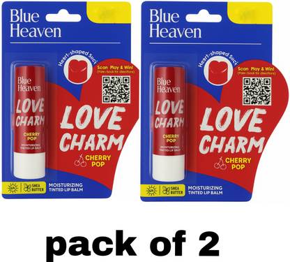 BLUE HEAVEN Love charm cherry pop lip bam ai Cherry pop