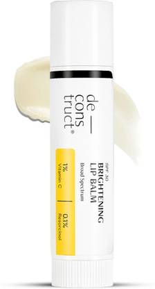 deconstruct Brightening Lip Balm with 1% Vitamin C | SPF 30 for dry & pigmented lips Non Tinted