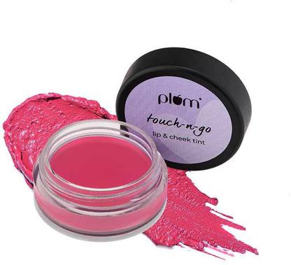 Plum Touch-N-Go Lip & Cheek Tint | Highly Pigmented | Effortless Blending | Blush Crush - 128 (Soft Pink)
