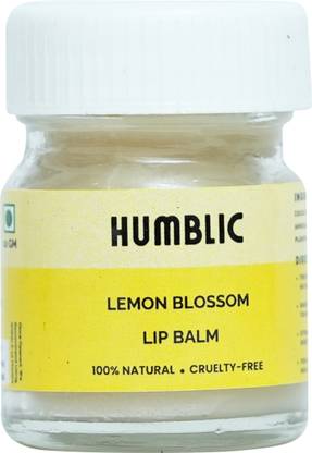 Humblic All Natural Lip Balm - Toxin-Free and Cruelty-Free in Lemon Blossom Flavor