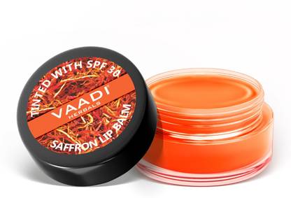 VAADI HERBALS SAFFRON LIP BALM 10 GM PACK-4 SAFFRON