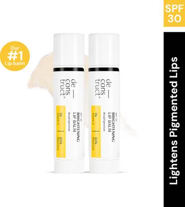 deconstruct Brightening Lip Balm- -1% Vitamin C + 0.1% Resorcinol | SPF 30 | For Dark Lips No Flavour