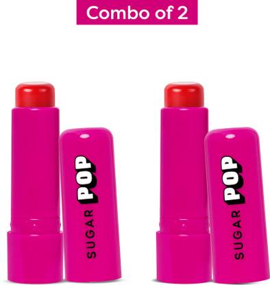 SUGAR POP Nourishing Lip Balm Combo 02 Cherry -Tinted Lip Moisturizer | Intense Hydration Cherry