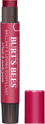 Burt's Bees Lip Shimmer for Women Rhubarb