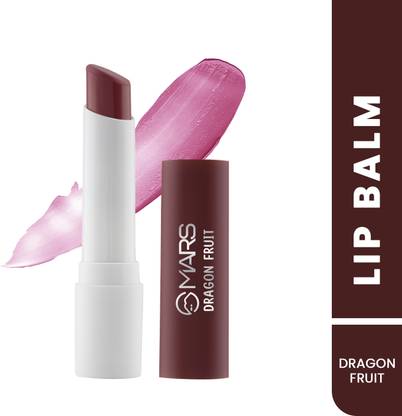 MARS Aqua Splash Tinted Lip Balm Enriched with Shea Butter| Non-Sticky & Moisturizing (DRAGON FRUIT)