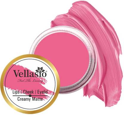 vellasio Herbal Baby Pink Lip And Cheek Tint - Tinted Lip Balm For Girls - Lip Stain