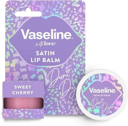 Vaseline Satin Non-Sticky And Long Lasting Dani Dyer Sweet Cherry Lip Balm 10g SWEET CHERRY
