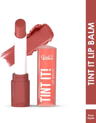Glam21 Tint it LipBalm Everyday Hydration with SPF15 & Vit-E | Shea Butter Avocado Oil Rose Apple