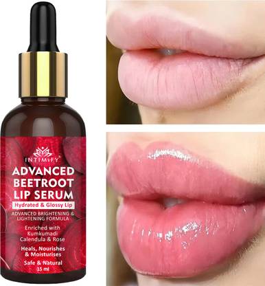 INTIMIFY Beetroot Lip Serum, Heal Cracked Lips, Lips Nourishment, For Women & Men NA
