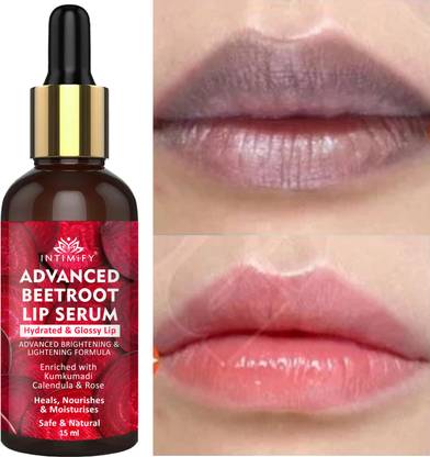 INTIMIFY Beetroot Lip Serum For Soft & Supple Lips, Reduce Dark Lip Pigmentation NA