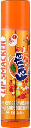 Lip Smacker Fanta Lip Balm Orange Flavor for Women, Men & Kids 24 Hrs Hydrate+Moisturization of Chapped & Dry Lips Fanta Orange