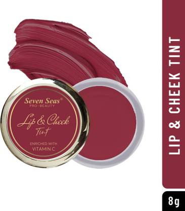 Seven Seas Lips & Cheek Tint With Enriched With Vitamin C Tint With Brush