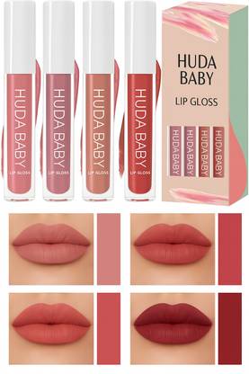 HUDA BABY Lip Gloss 4-shade set