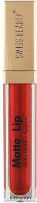 SWISS BEAUTY Metallic matte lip gloss