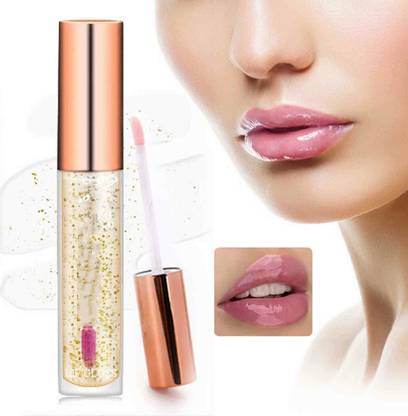tanvi27 Glitter Lip Gloss, Cute Color-Changing Pink for Pluming Lips