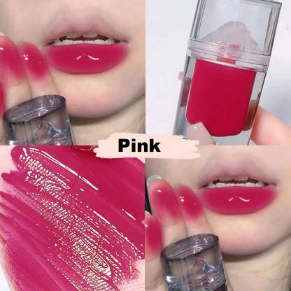 MYEONG Candy Pink Lip Tint Lip Gloss Makeup Long Lasting Cup Water Lip Glaze