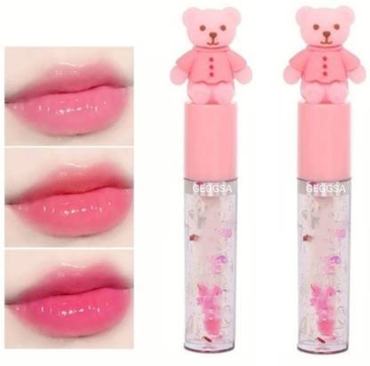 Geggsa Lip Gloss for Moisturize Lip Light Pink (Pack of 2)