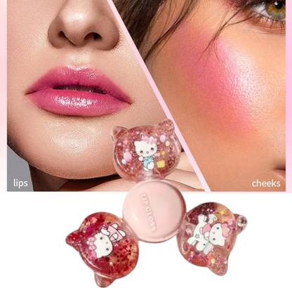 BLUST&FAMME 3-in-1 Fidget Spinner Shaped Lip Gloss with Hydrating Lip Balm for Soft Lips sp1
